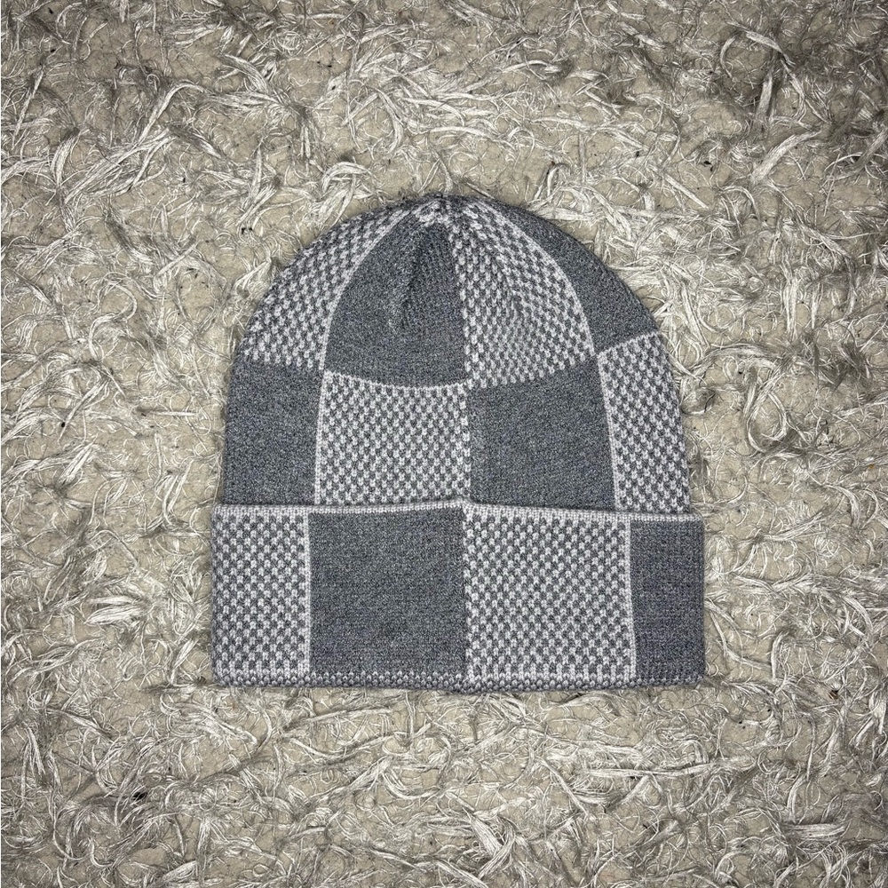 Louis Vuitton LV Damier Heritage Dark Grey Beanie - Picture 3 of 3